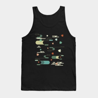 Kazuha Genshin Impact, Japanese maple pattern Tank Top